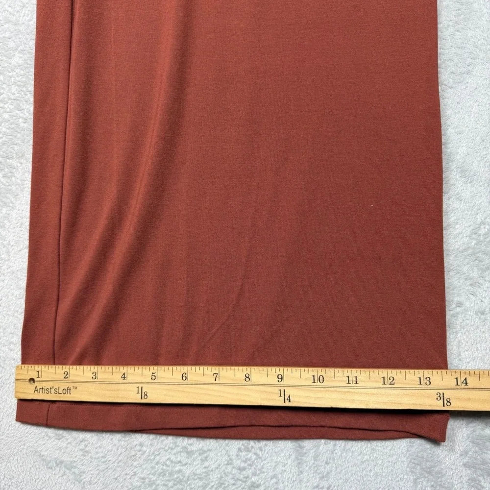 Old Navy Rust Orange Rayon Wide Leg Spaghetti Strap Jumpsuit Size M NWT‎